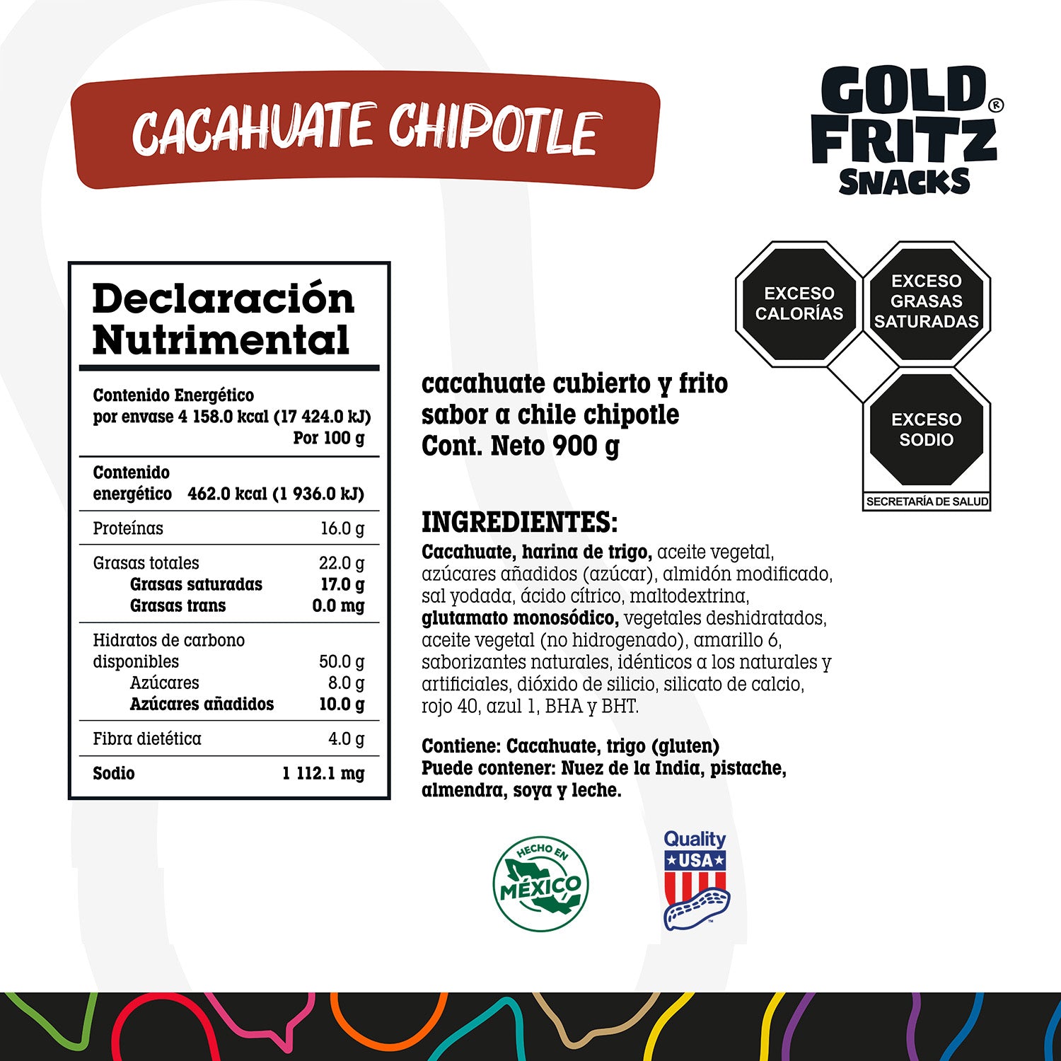 Cacahuate Chipotle