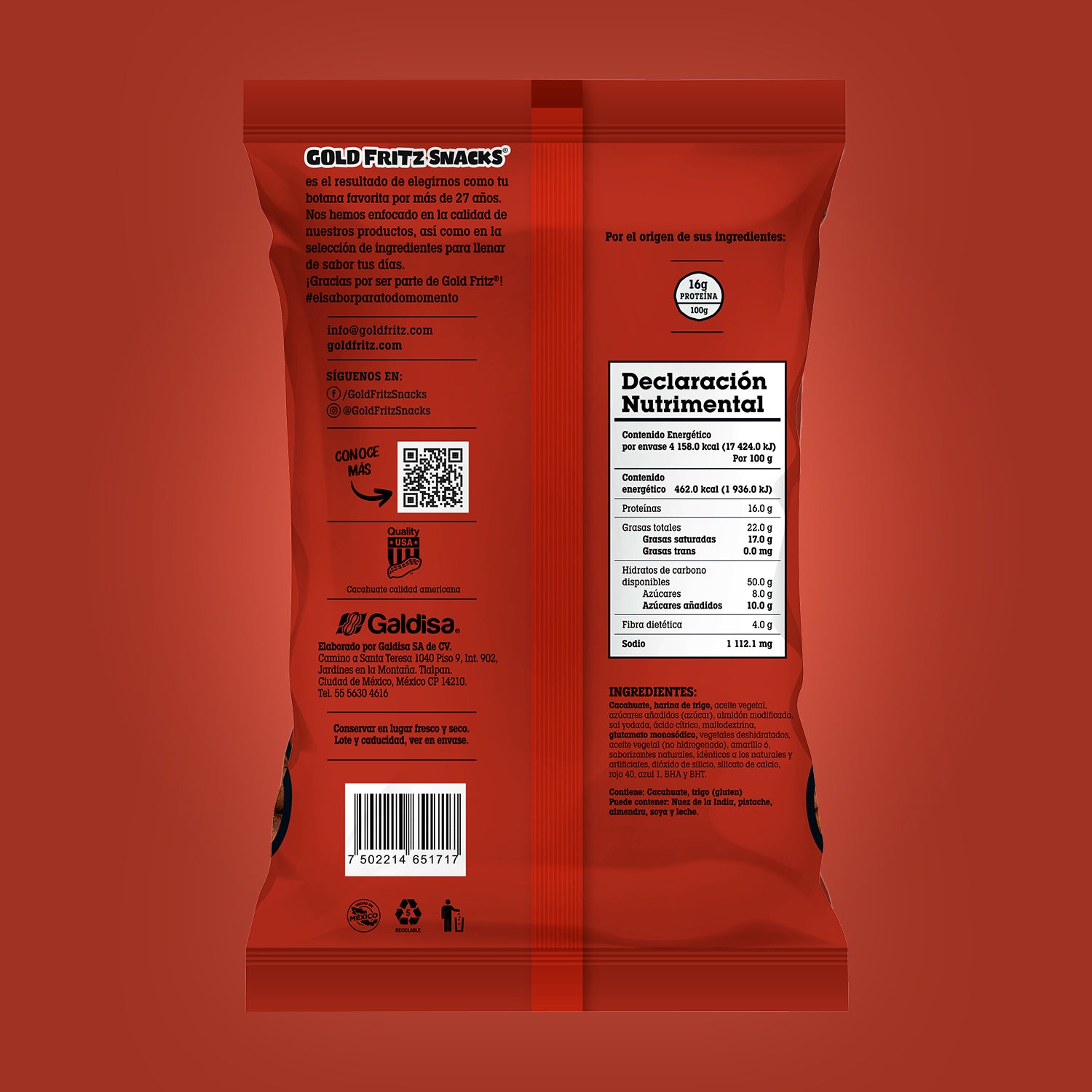 Cacahuate Chipotle